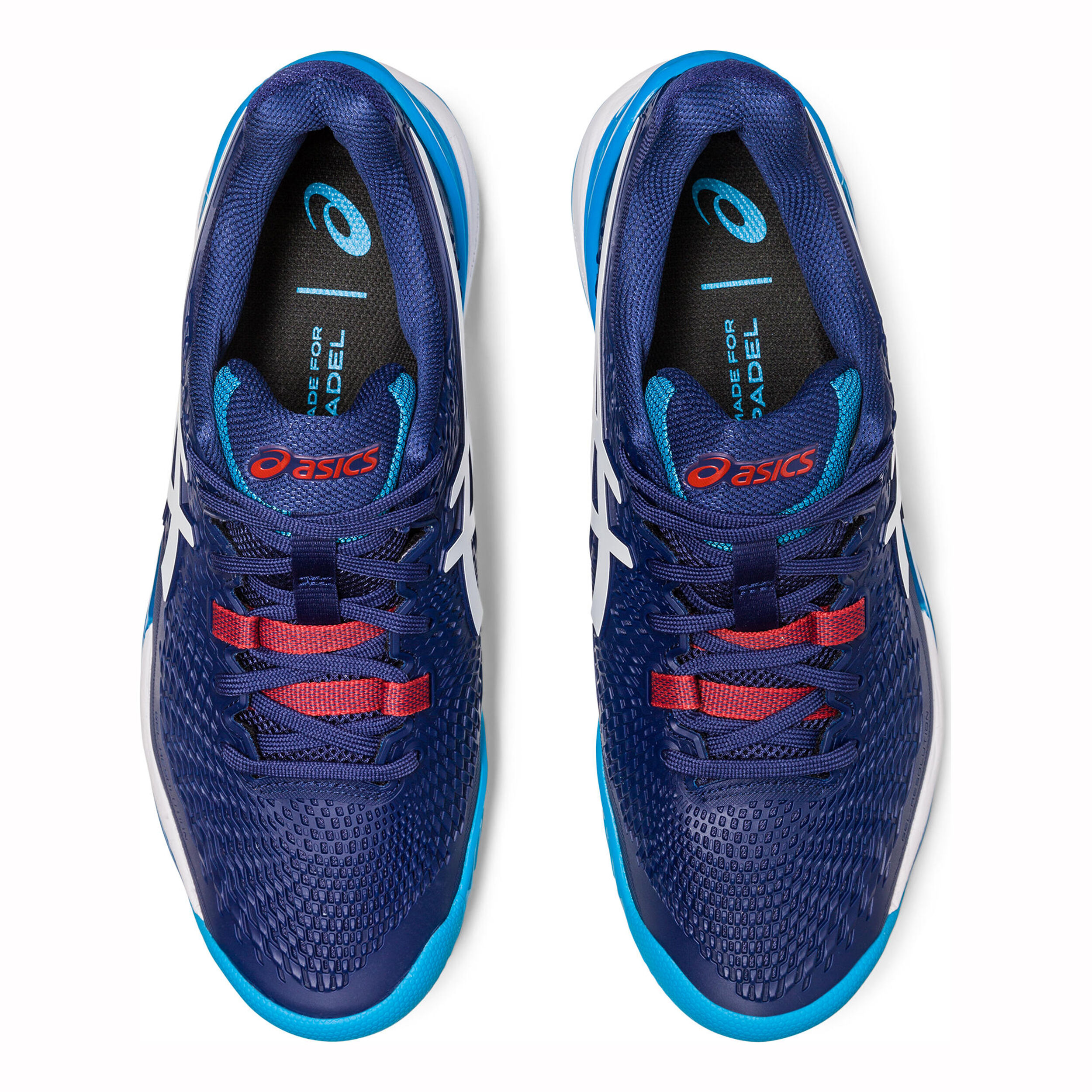 Gel Resolution 9 Padelschuh Herren Dunkelblau Blau