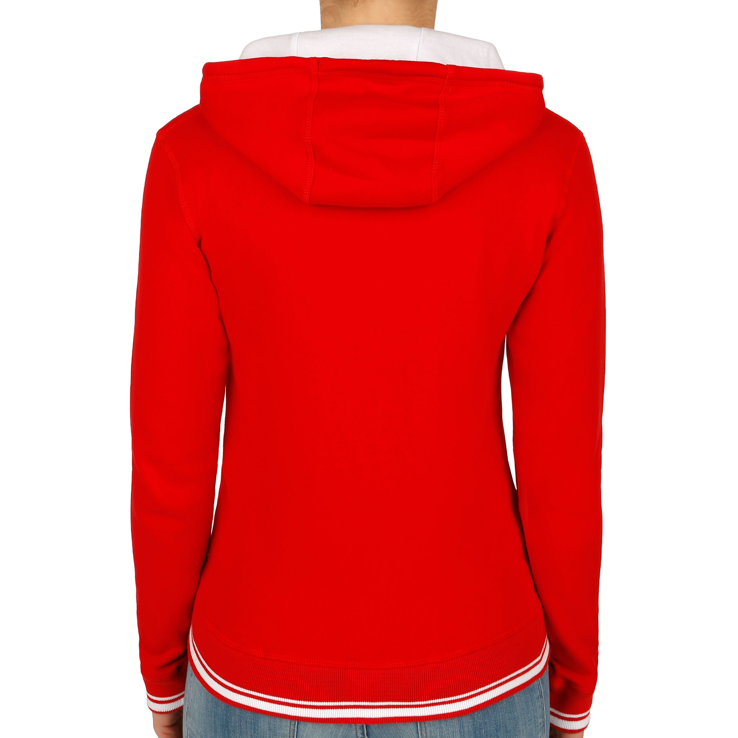 Wilson Damen Team Script Fullzip Hoody  Sweatjacke rot NEU 