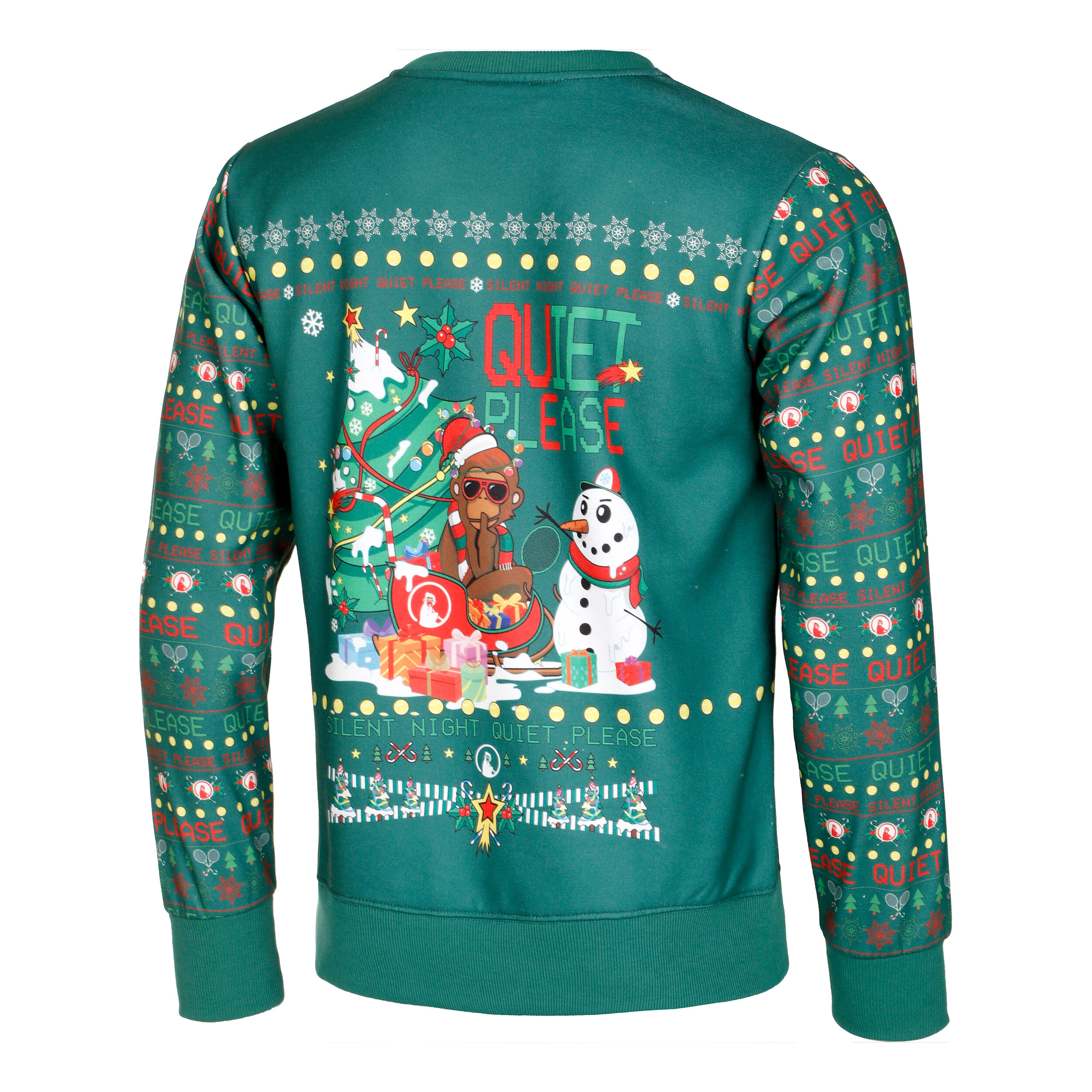 Ugly Christmas Sweatshirt Herren Grun Mehrfarbig
