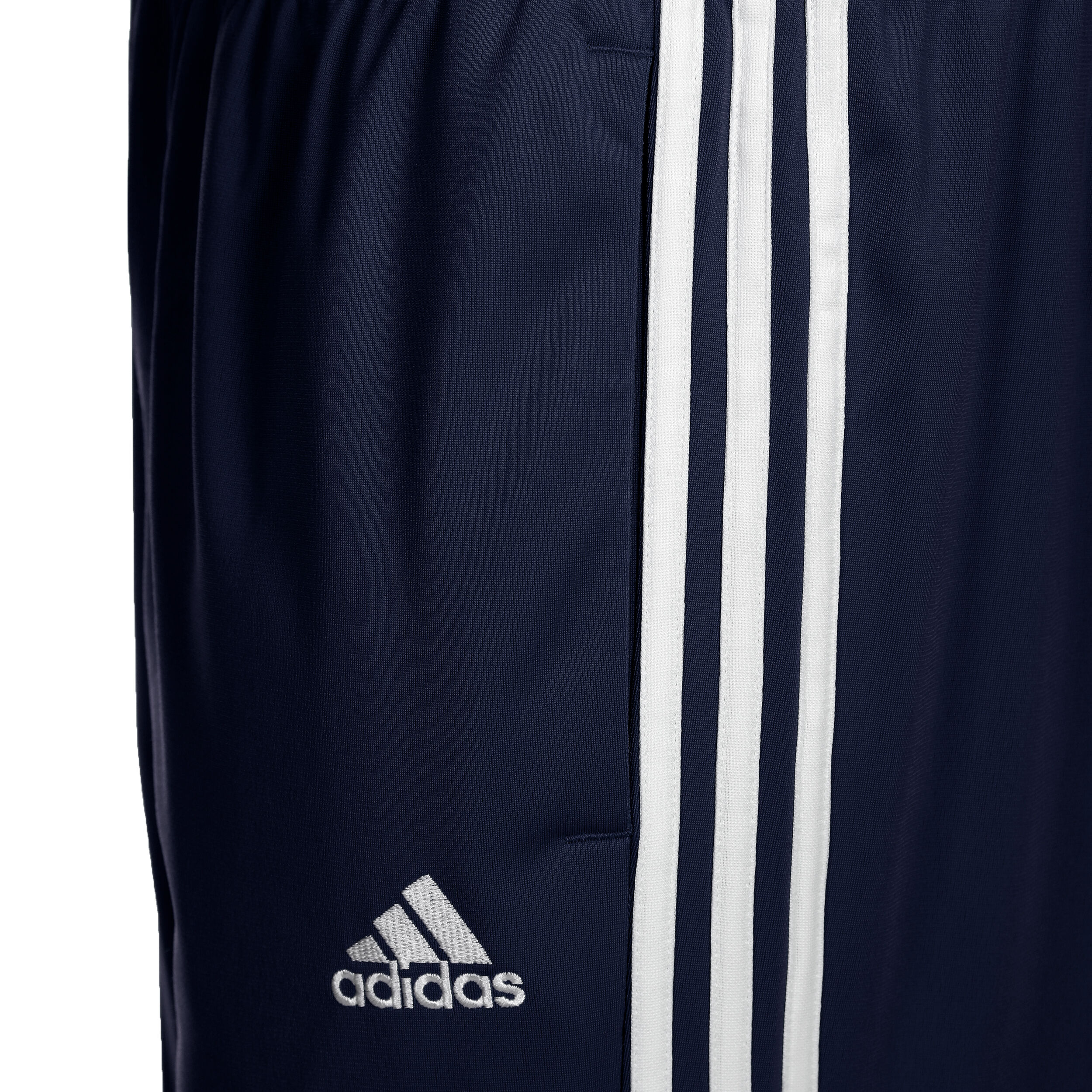 adidas Sportswear Basic 3 Stripes Tricot Trainingsanzug Herren Dunkelblau WeiB online kaufen Tennis Point DE