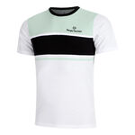 Sergio Tacchini Bekleidung Sergio Tacchini Arpa T-Shirt Herren - weiß, hellgrün