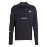 adi365 Warm Half-Zip Laufshirt Herren-schwarz