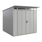 Hörmann Gerätehaus Hörmann Set Berry Modern-P,Typ 2 Gerätehaus-Weißaluminium