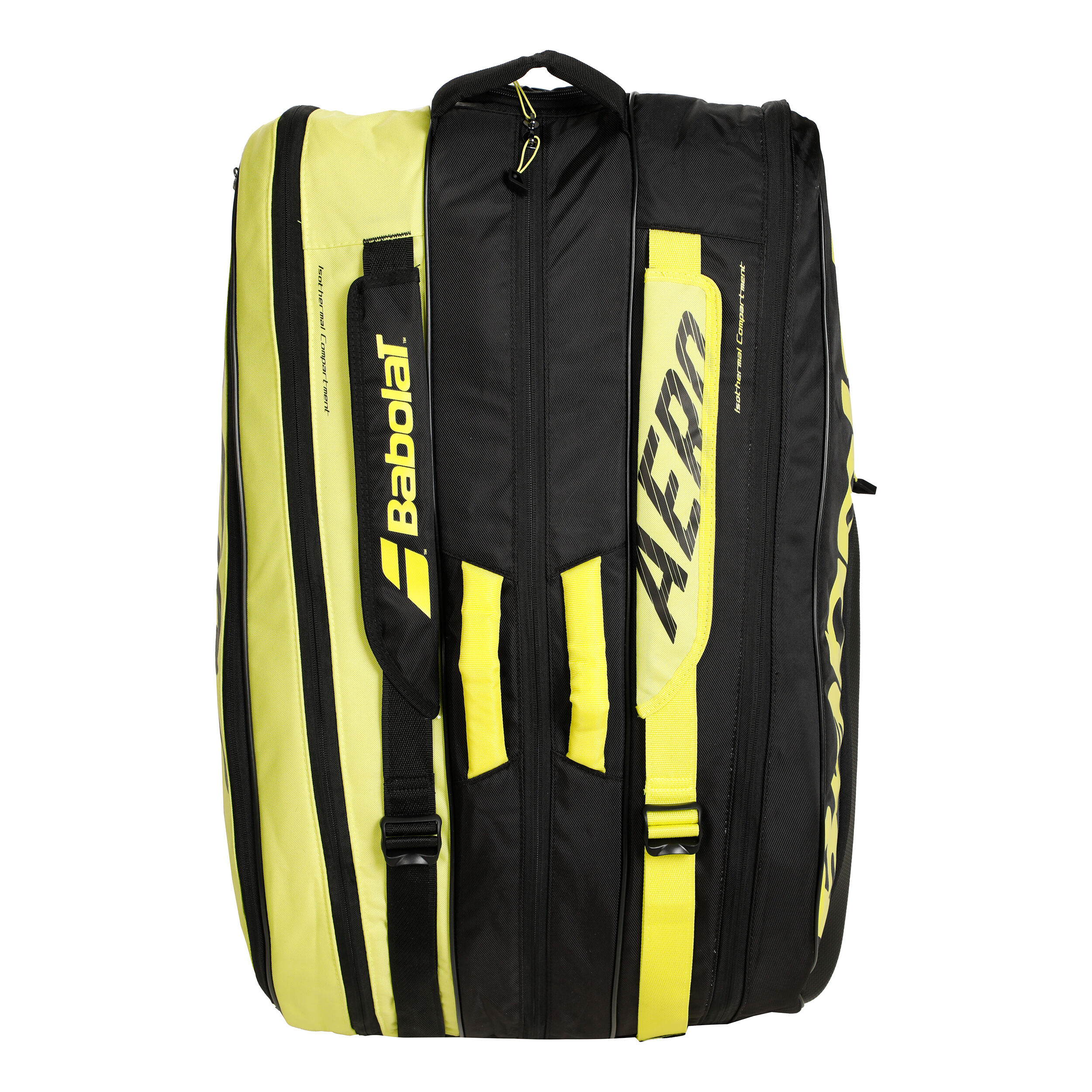 Babolat-clubline 3 Schläger Tennis Tasche gelb,auch für reise/Padel Squash 