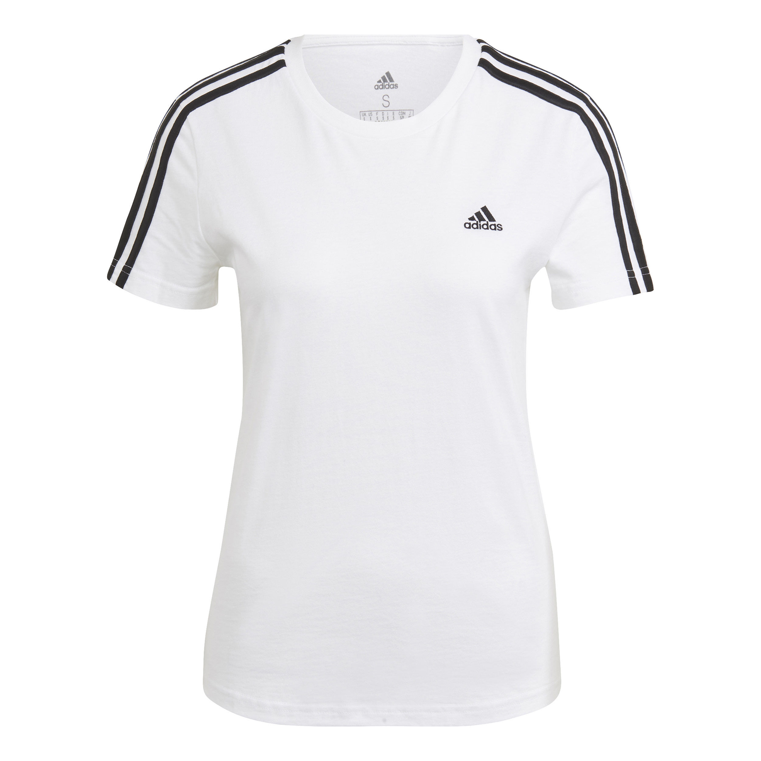 T shirt adidas 3 bandes femme new arrivals