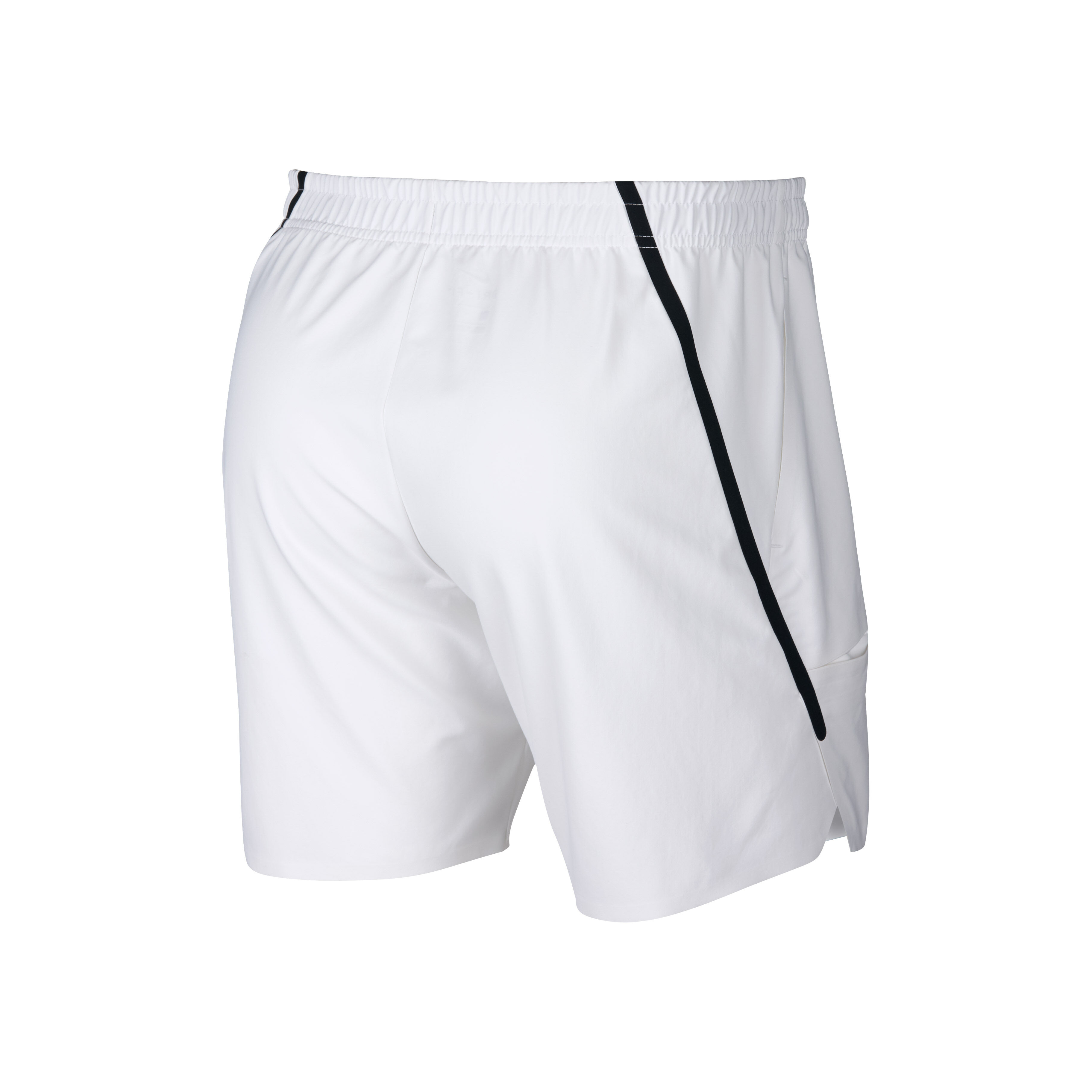 Roger Federer Court Flex Ace Shorts Herren Wei Schwarz