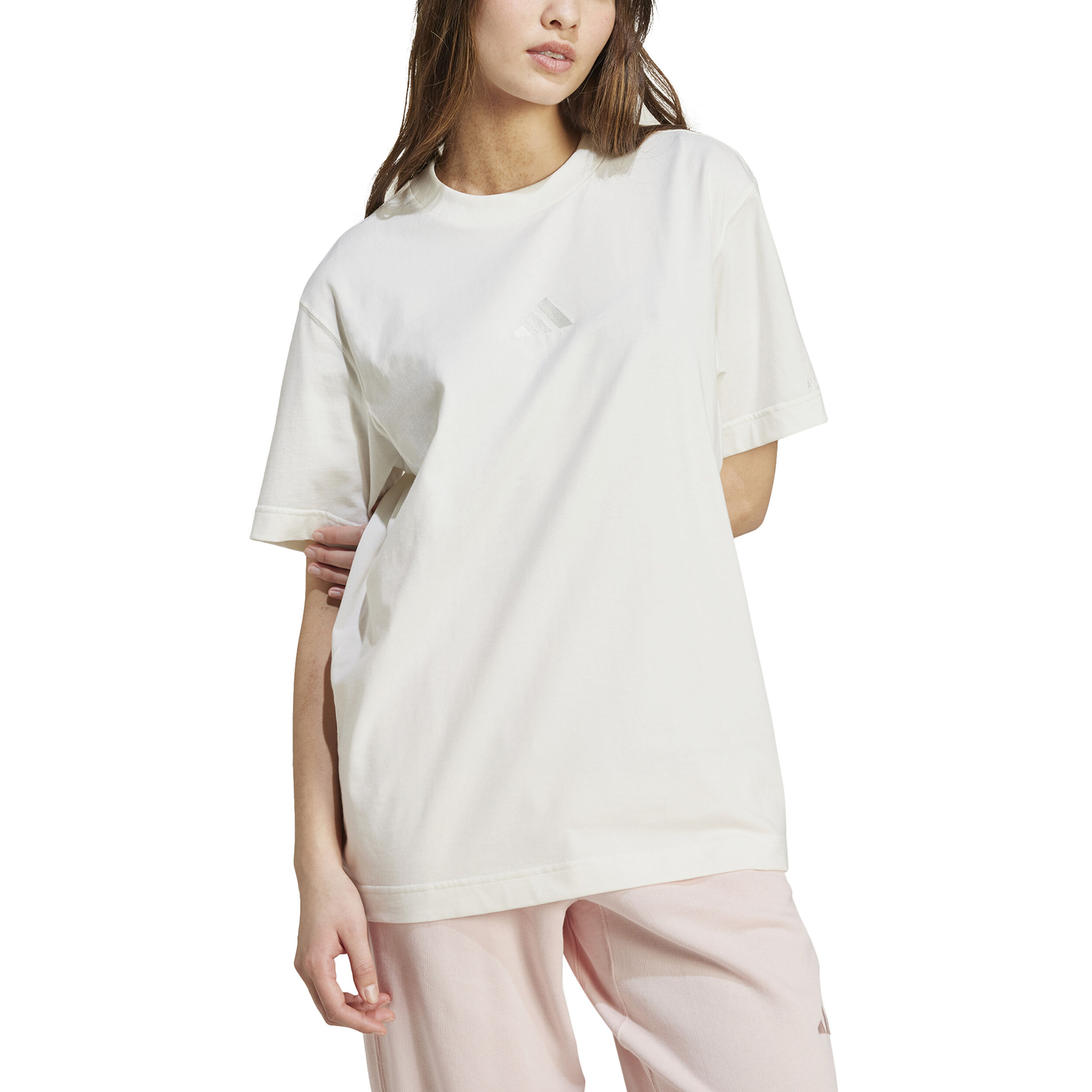All white adidas shirt hotsell