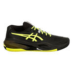 ASICS Tennisschuhe ASICS GEL-RESOLUTION X CLAY Sandplatzschuh Herren-schwarz, neongelb