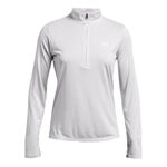 Under Armour Bekleidung Under Armour Tech Half-Zip Twist Longsleeve Damen-Grau