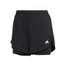 MIN 2in1 Shorts Damen - schwarz, 
