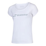 Babolat Bekleidung Babolat Exercise T-Shirt Damen - weiß, grau