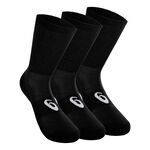 ASICS Bekleidung ASICS Crew Sportsocken 3er Pack-Schwarz,Wei&szlig;