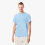 Lacoste Bekleidung Lacoste Novak Djokovic T-Shirt Herren-Hellblau