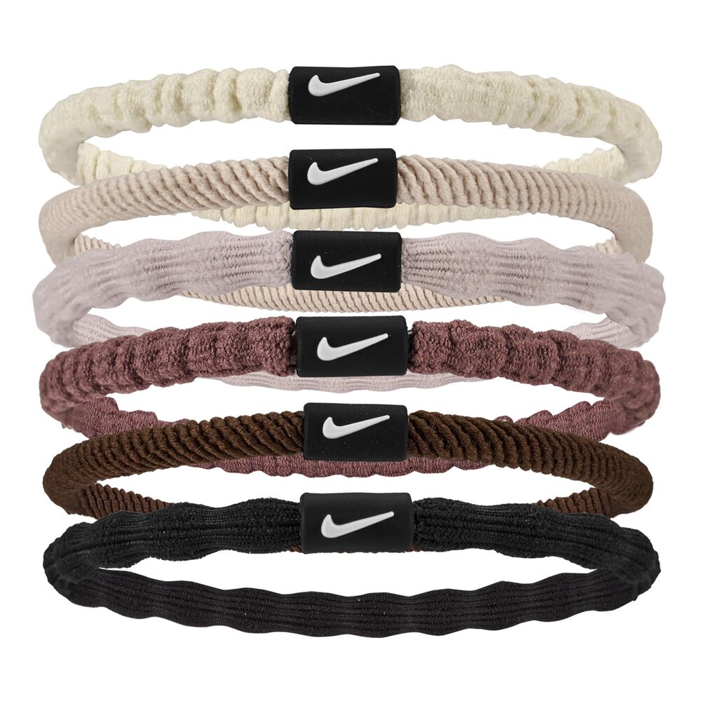 Nike Flex Haarband 6er Pack Damen in creme, Größe: