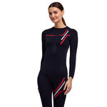 Falke Bekleidung Falke Warm  130 Years Laufshirt Damen - schwarz, 