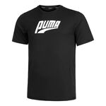 Puma Bekleidung Puma Run Favorite Graphic Laufshirt Herren-Schwarz