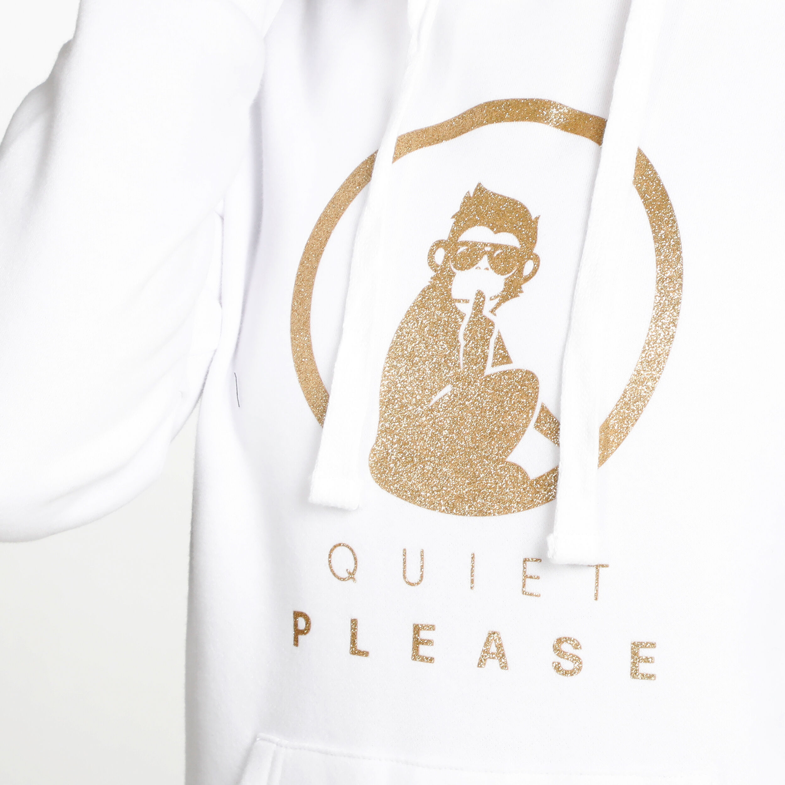 Kwd white and gold hoodie hot sale
