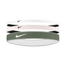 Nike Flex Classic Mixed Haarband 3er Pack-Pink,Weiß