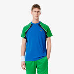 Lacoste Bekleidung Lacoste T-Shirt Herren-Blau,Mehrfarbig