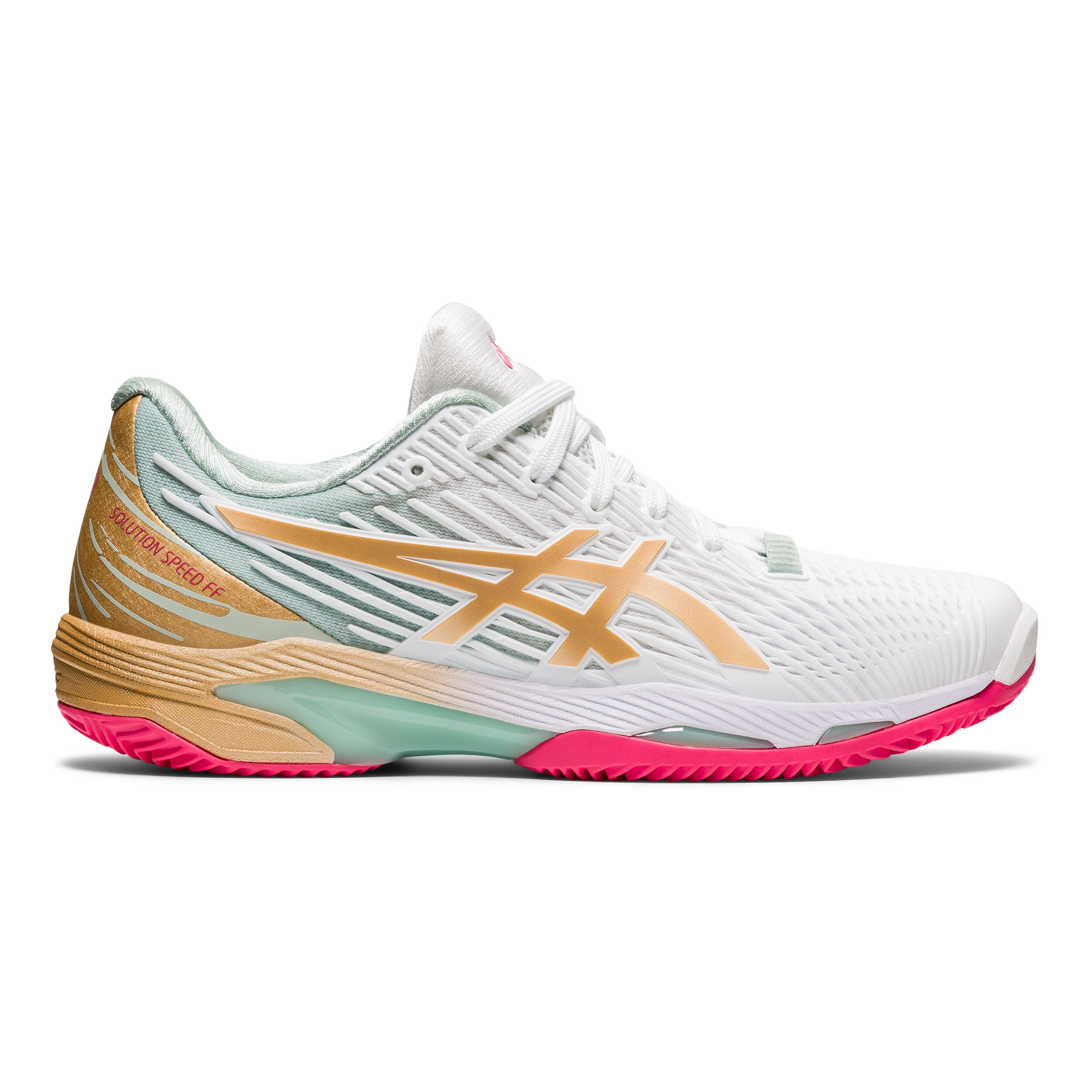 ASICS Solution Speed FF 2 Clay Sandplatzschuh Damen WeiB Mehrfarbig online kaufen Tennis Point DE