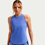Nike Lauftop Nike Swift Laufshirt Damen - blau, silber