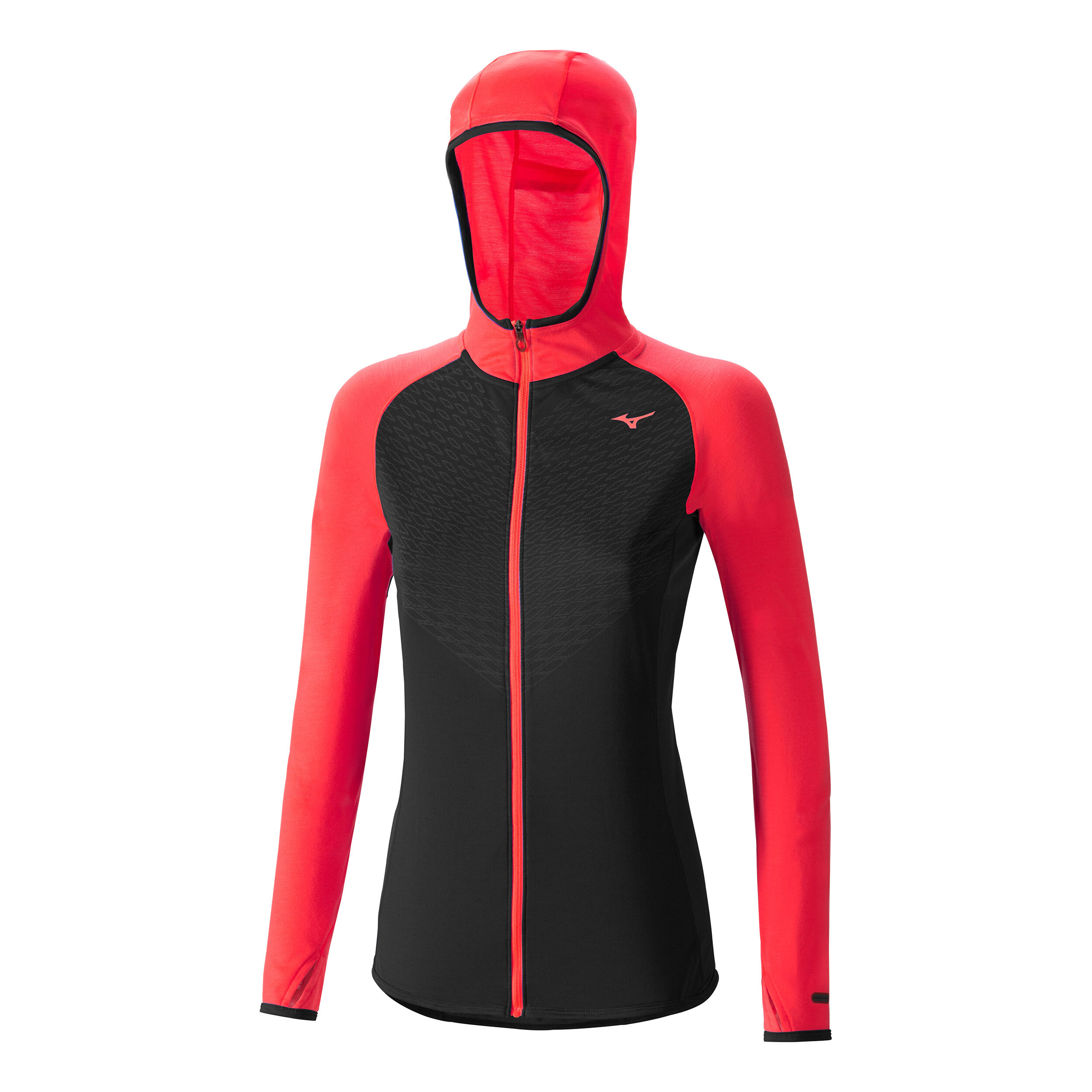 Breath Thermo Body Mapping Trainingsjacke Damen Schwarz Koralle