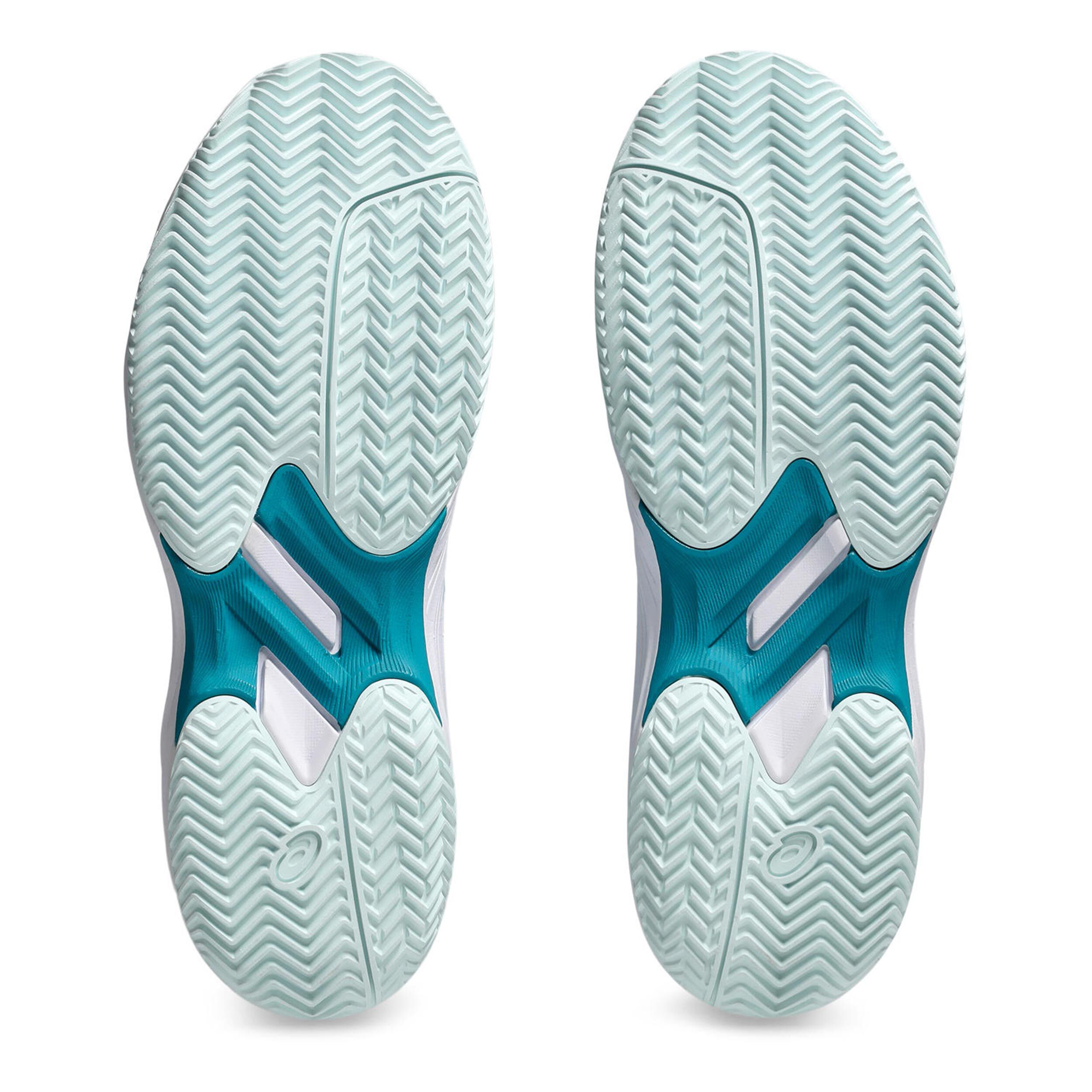 Gel Game 9 Clay Sandplatzschuh Damen Blau WeiB