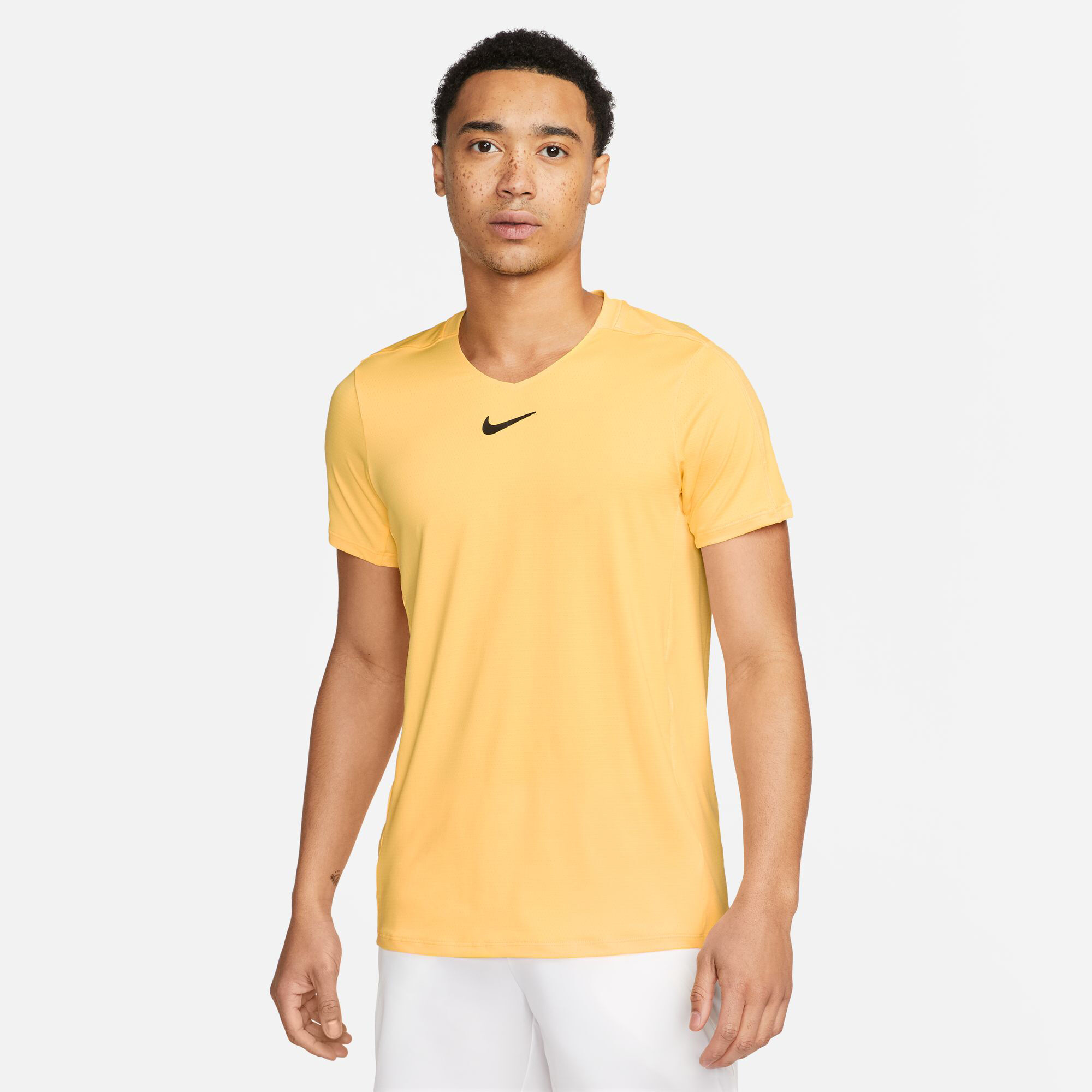Dri Fit Advantage Court T Shirt Herren Gelb