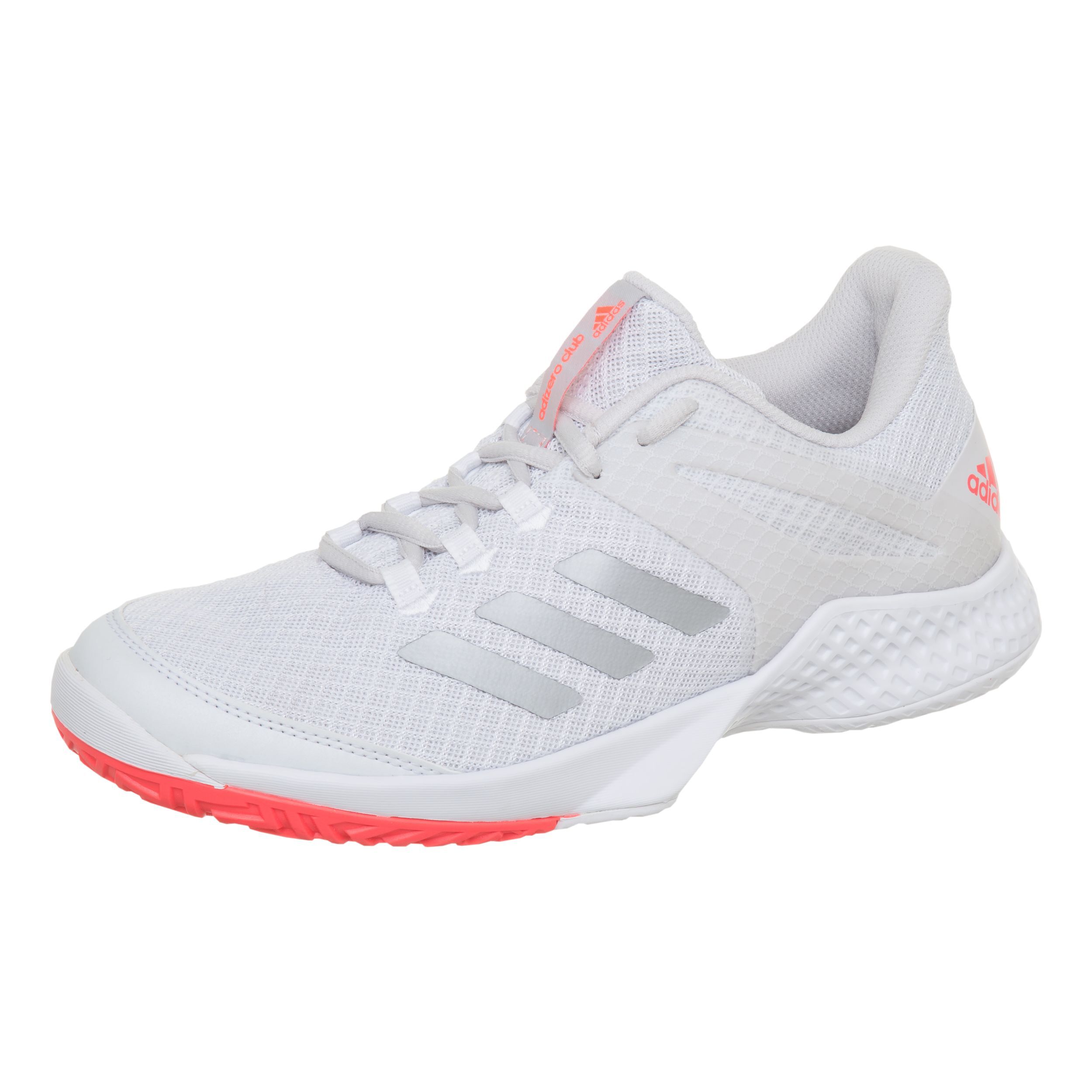 Adizero Club 2 Allcourtschuh Damen WeiB Silber