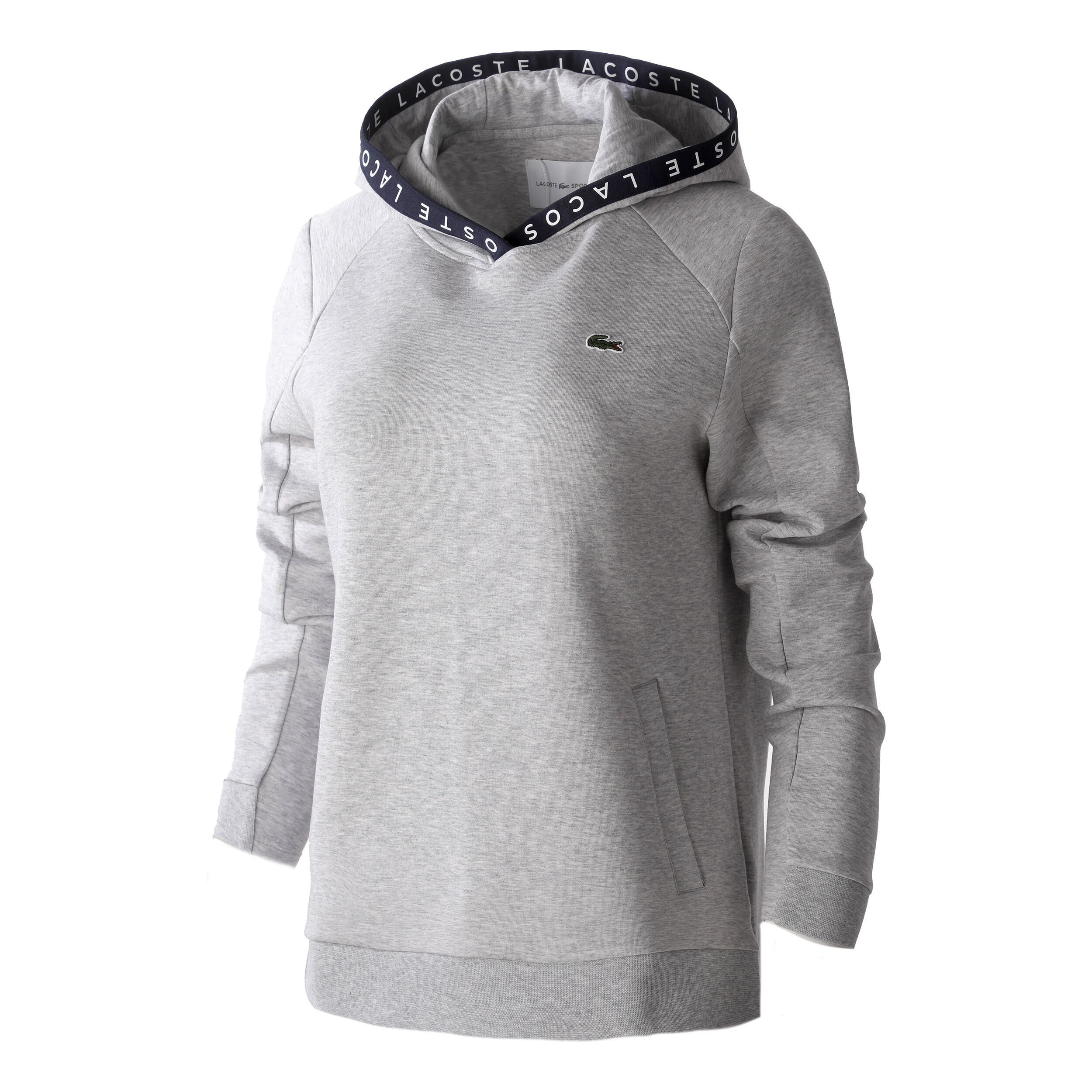 Hoody Damen Hellgrau Dunkelblau
