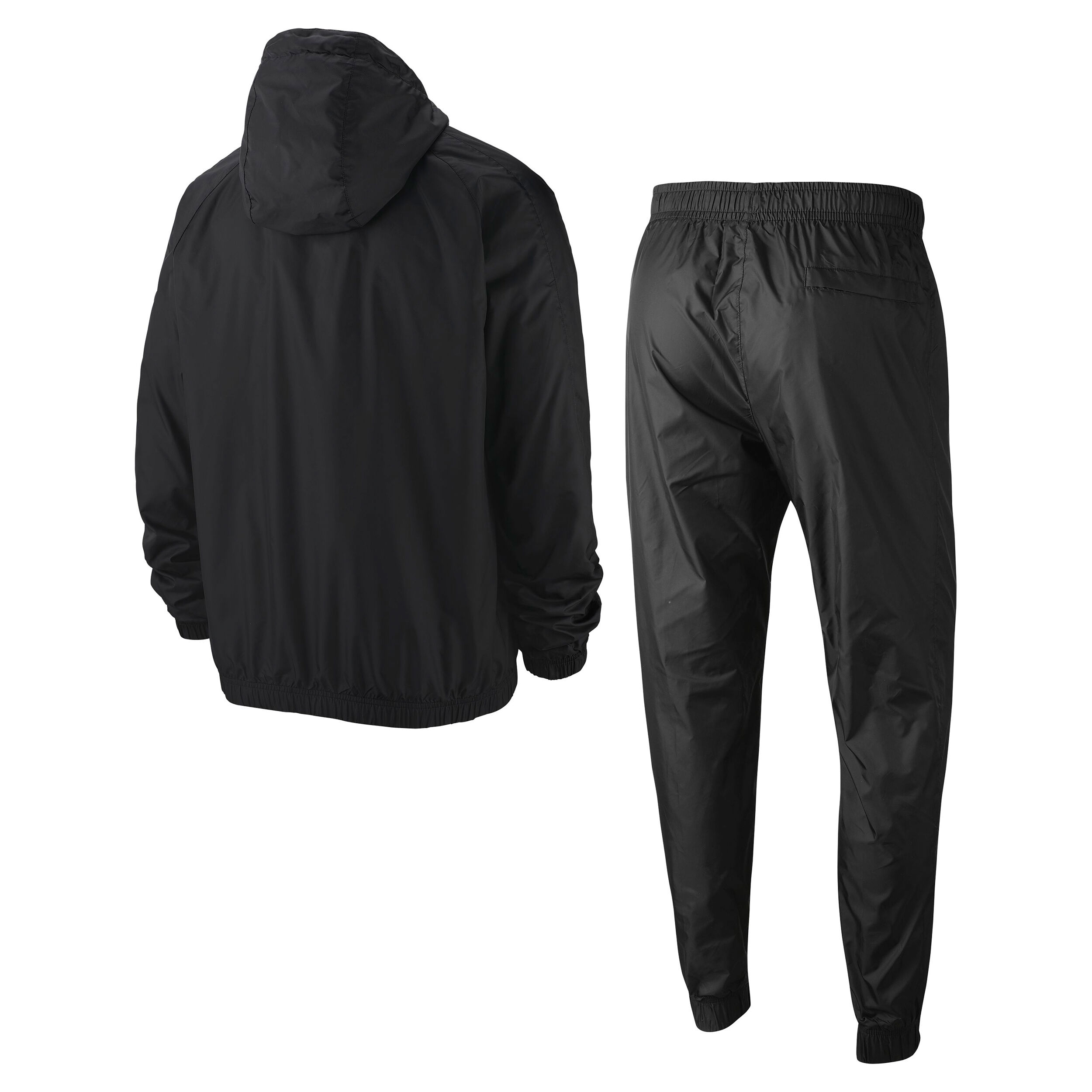Black nike hooded tracksuit store