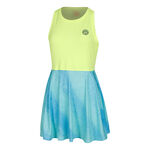 BIDI BADU Bekleidung BIDI BADU Beach Spirit 2in1 Kleid Damen-Neongelb,Türkis