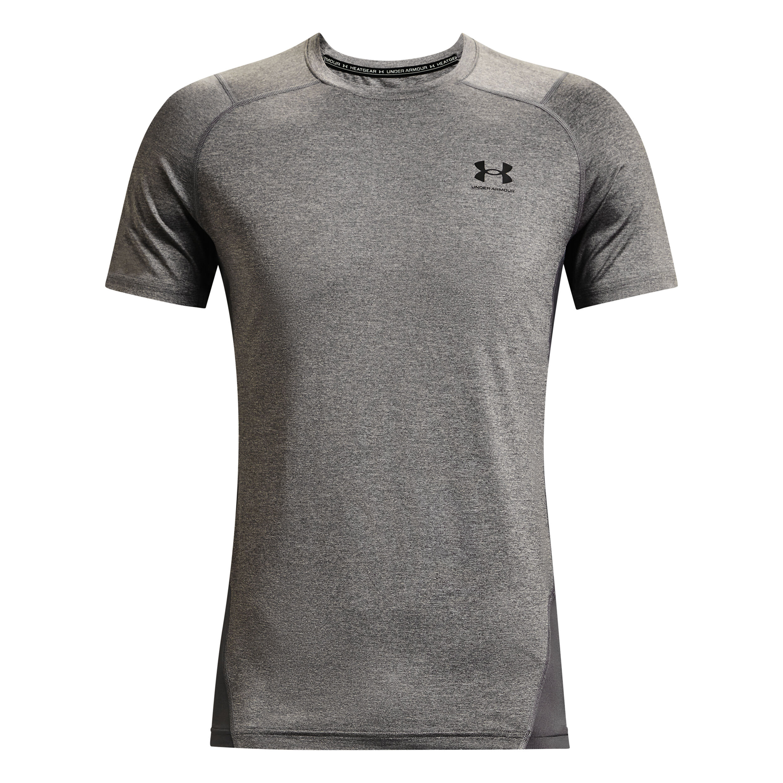 Heatgear Fitted T Shirt Herren Grau