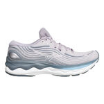 Mizuno Laufschuhe Mizuno Wave Skyrise 4 Neutralschuh Damen-Grau,Weiß