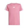 Training Essentials 3 Stripes T-Shirt Kinder - rosa, weiß