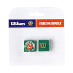 Wilson Schl&auml;gerzubeh&ouml;r Wilson Roland Garros 2025 D&auml;mpfer 2er Pack-Gr&uuml;n,Rot