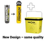 Tennis-Point 25x Premium Tennisball 4er plus Balleimer eckig