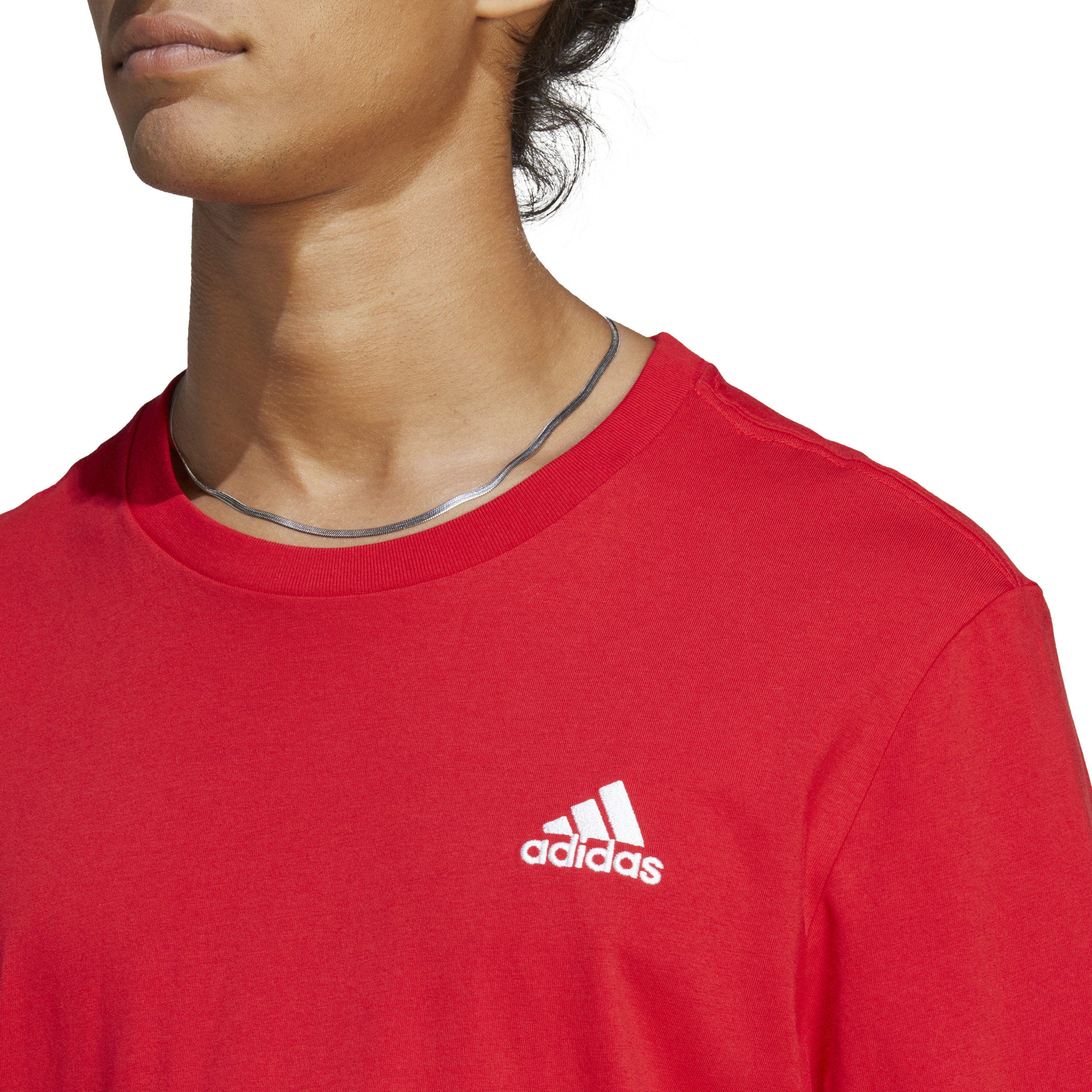 Adidas t shirt herren rot hot sale