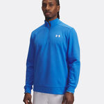 Under Armour Bekleidung Under Armour Armour Fleece 1/4 Zip Longsleeve Herren-Blau,Wei&szlig;