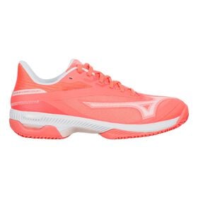 Bild von Wave Exceed Court Sandplatzschuh Damen-Koralle,Weiß