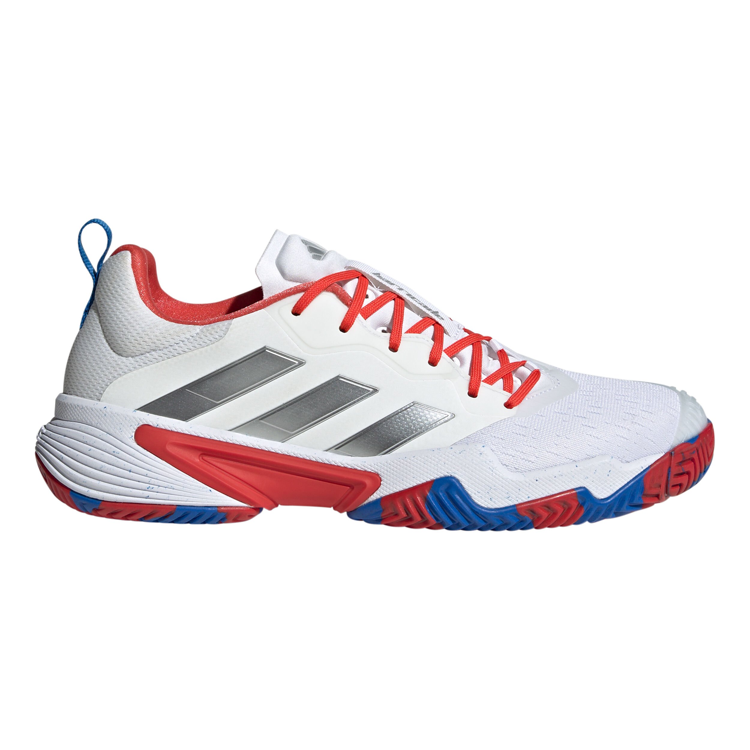 Adidas mens barricade 2018 tennis shoes - white sale