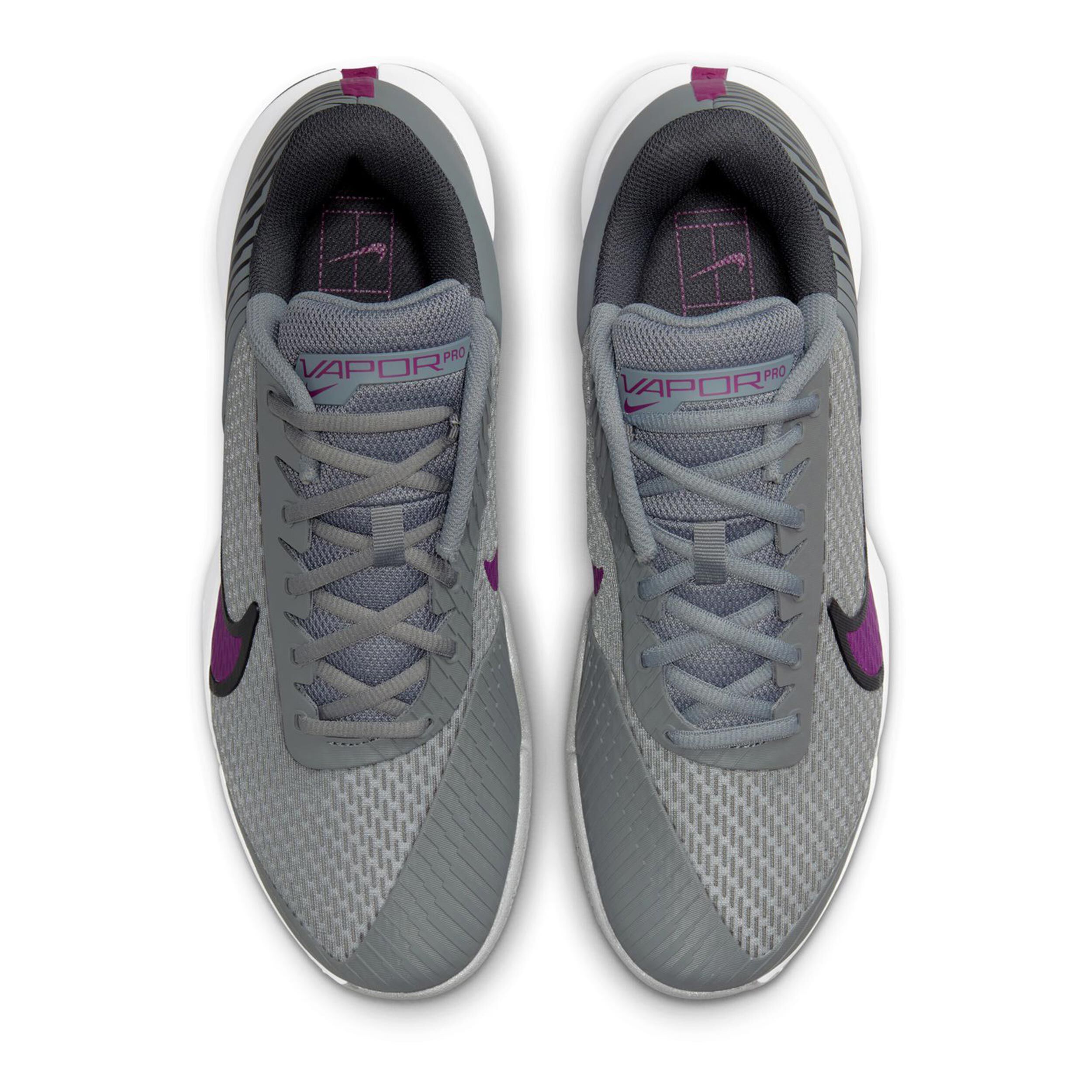 Air Zoom Vapor Pro 2 Sandplatzschuh Herren Grau Berry
