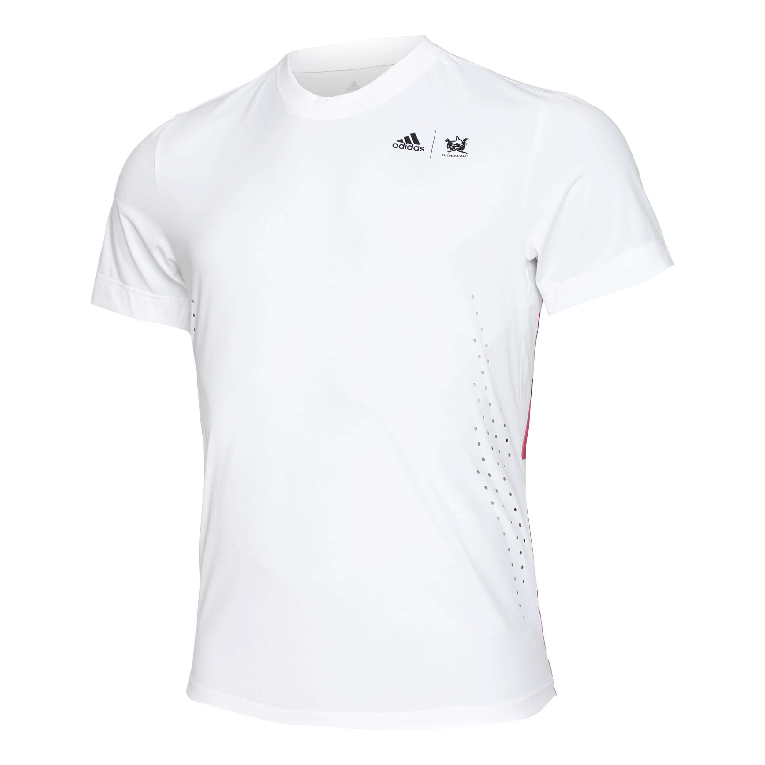 New York Printed T Shirt Herren WeiB