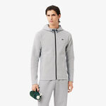 Lacoste Bekleidung Lacoste Full Zip Sweatjacke Herren - grau, 