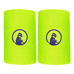 Quiet Please Tennisbekleidung Quiet Please Long Schweißband 2er Pack-Neongrün,Dunkelblau