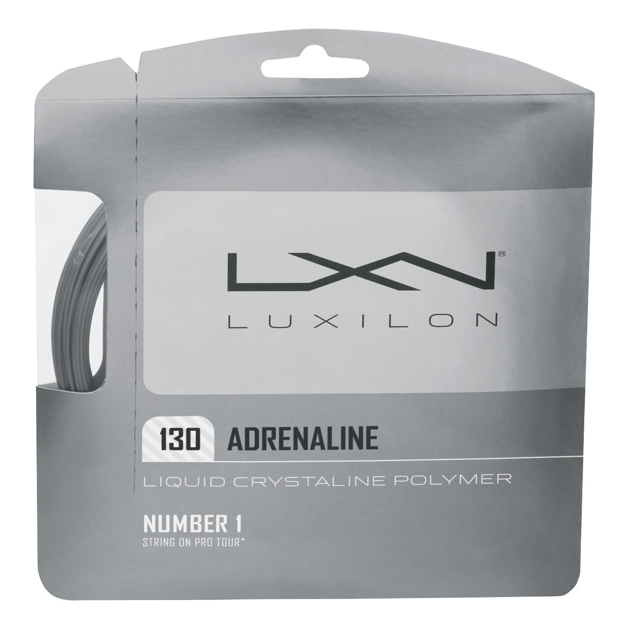 Luxilon Adrenaline 1,30 mm Testsaite von der Rolle 12 m 