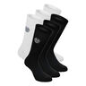 Don Carlito XXL Crew Move Sportsocken 6er Pack-Schwarz,Weiß