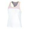 Mind Racerback Tank-Top Damen-Wei&szlig;,Flieder