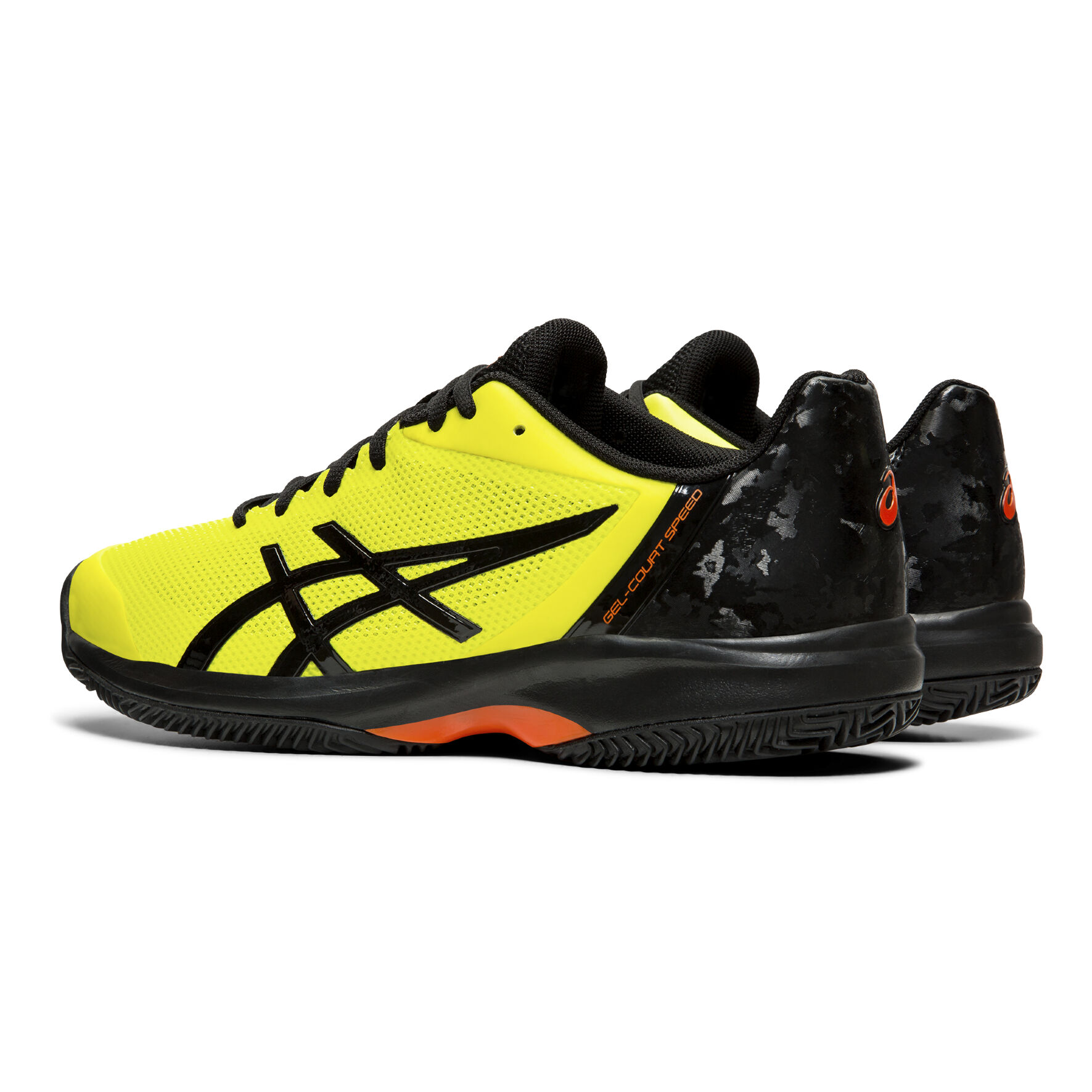 Gel Court Speed Clay Sandplatzschuh Herren Gelb Schwarz