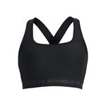 Under Armour Bekleidung Under Armour Crossback Mid Sport-BH Damen-Schwarz,Grau